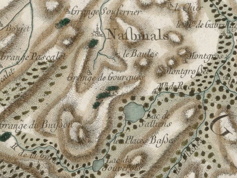 Carte Cassini | Nasbinals